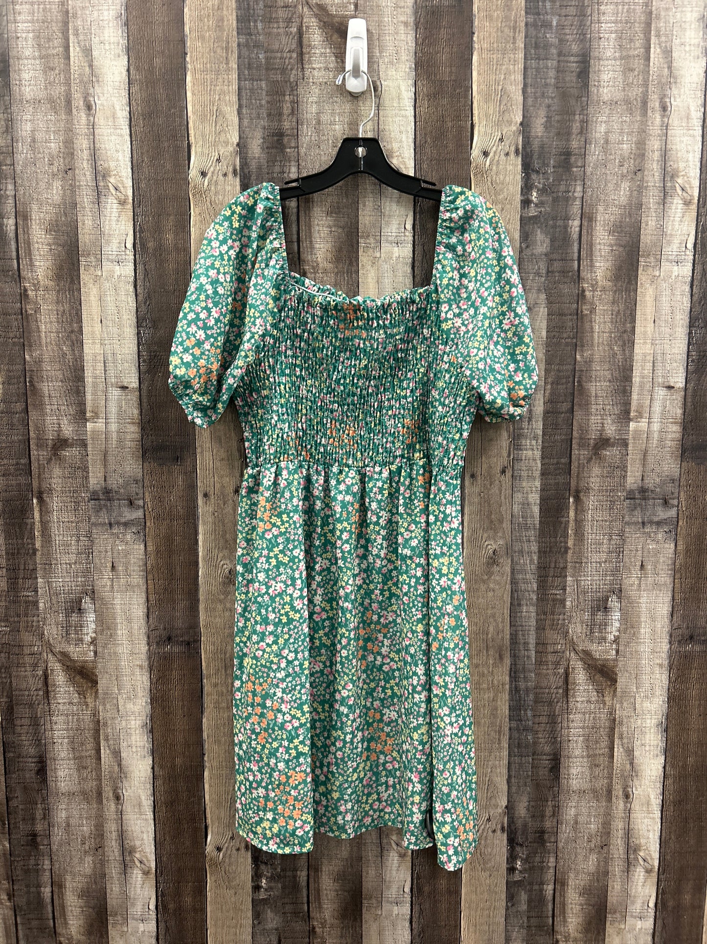 Dress Casual Midi By First Love In Green, Size: 3x