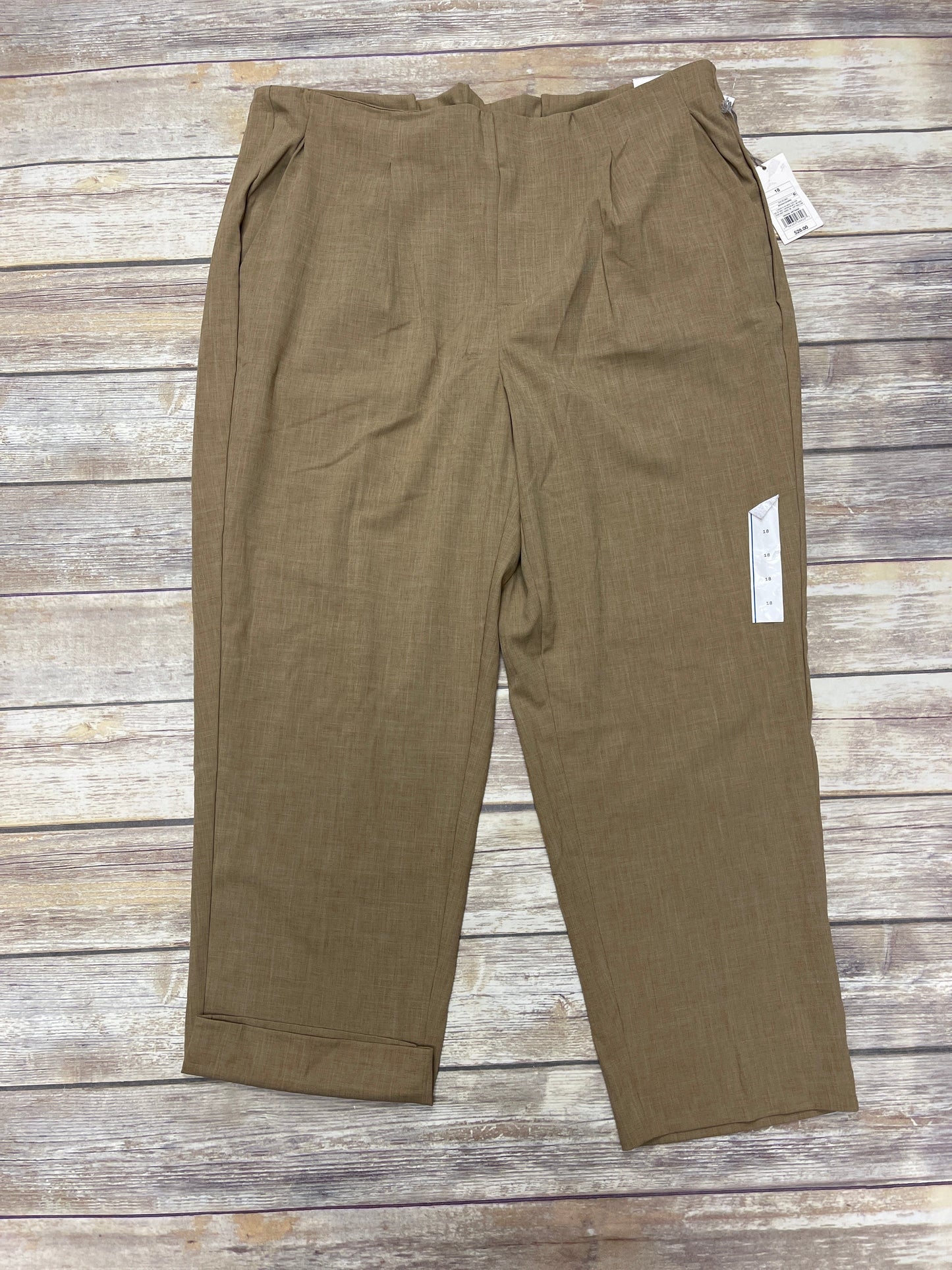 Pants Other By A New Day In Brown, Size: 1x