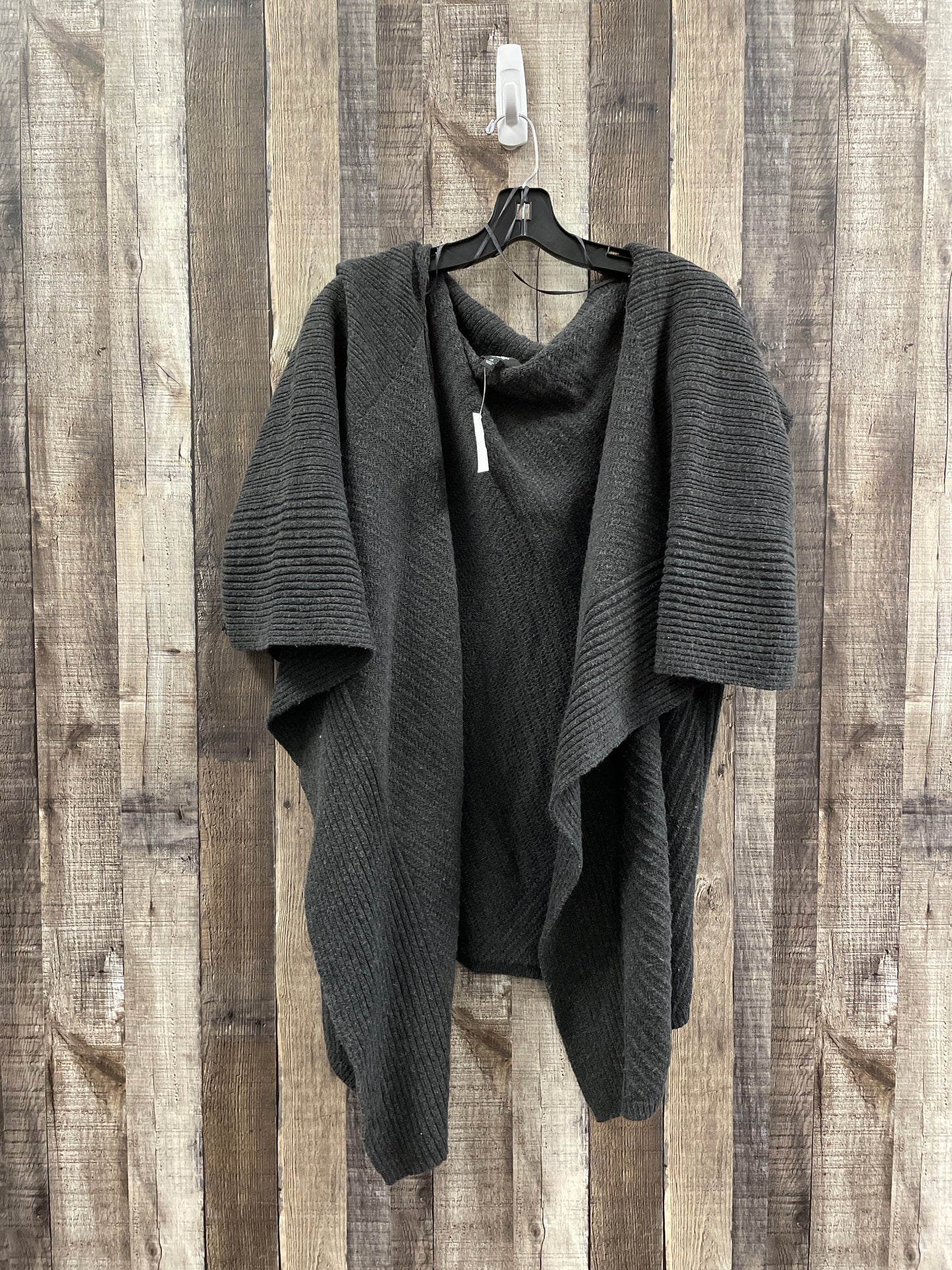 Sweater Cardigan By Simply Vera In Grey, Size: Xl