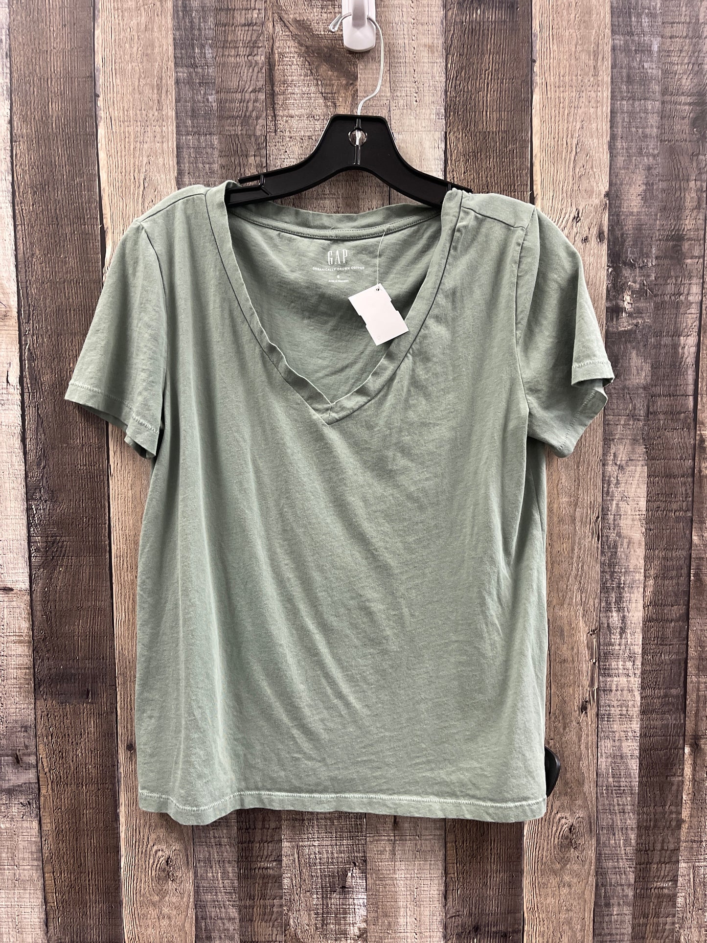 Top Short Sleeve By Gap In Green, Size: S