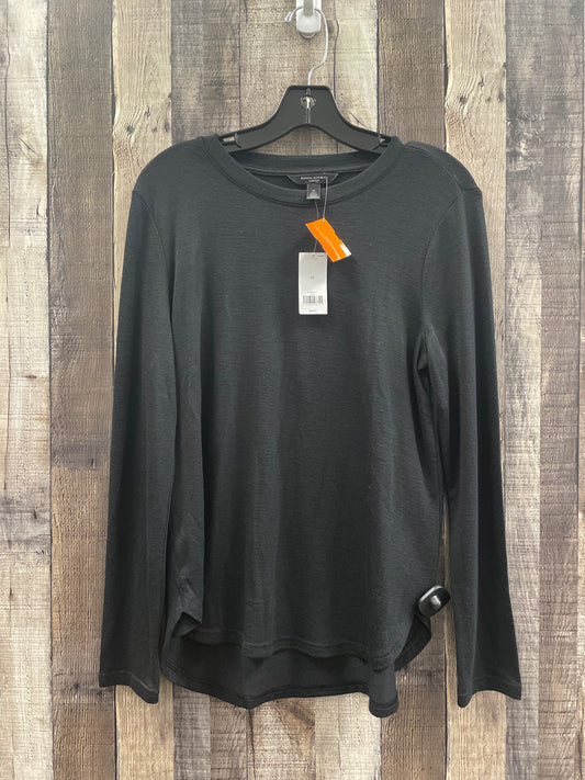 Top Long Sleeve By Banana Republic In Black, Size: M