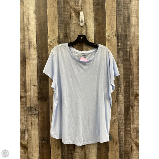 Top Short Sleeve By Sonoma In Blue, Size: Xxl