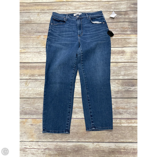 Jeans Skinny By Abercrombie And Fitch In Blue Denim, Size: 12