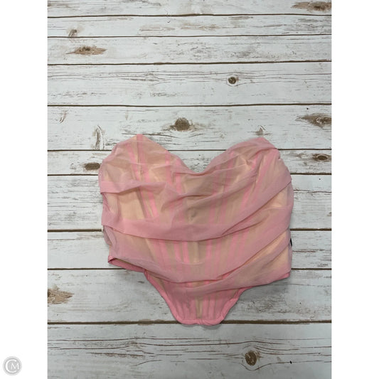 Top Sleeveless By Akira In Pink, Size: L