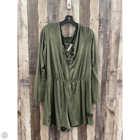 Romper By Forever 21 In Green, Size: L