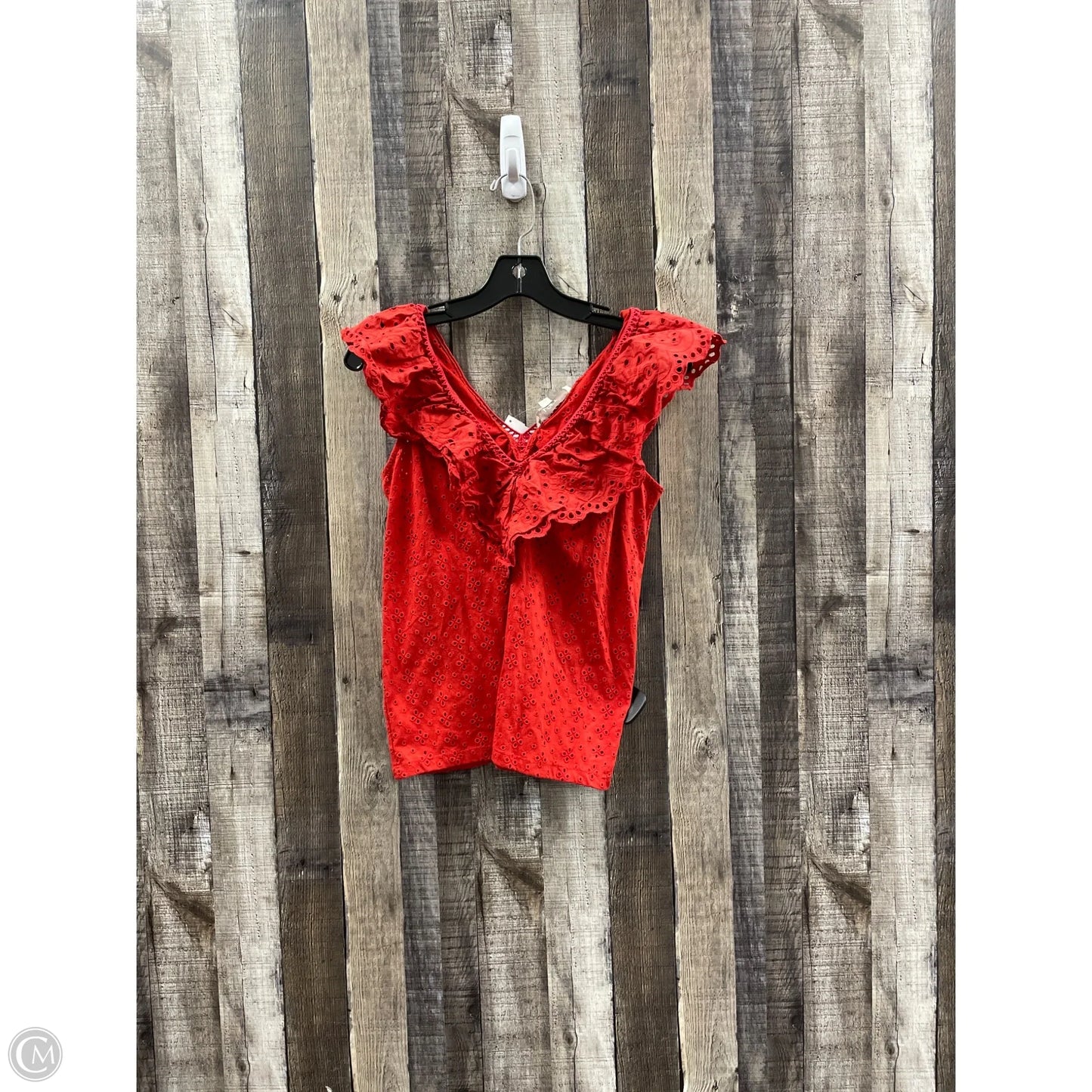 Top Sleeveless By Loft In Red, Size: Xs
