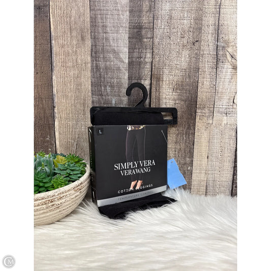 Pants Leggings By Simply Vera In Black, Size: Large