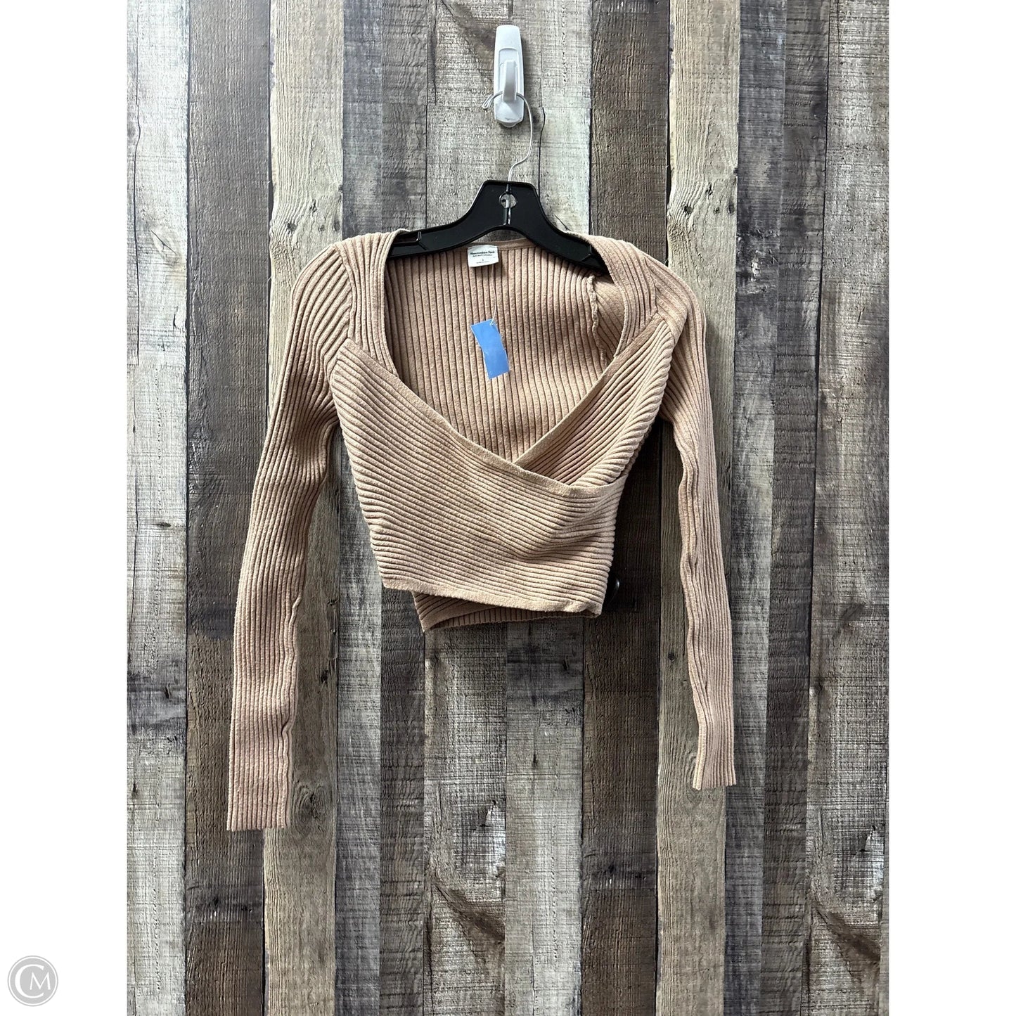 Sweater By Abercrombie And Fitch In Tan, Size: S