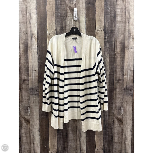 Cardigan By Talbots In Striped Pattern, Size: 3x
