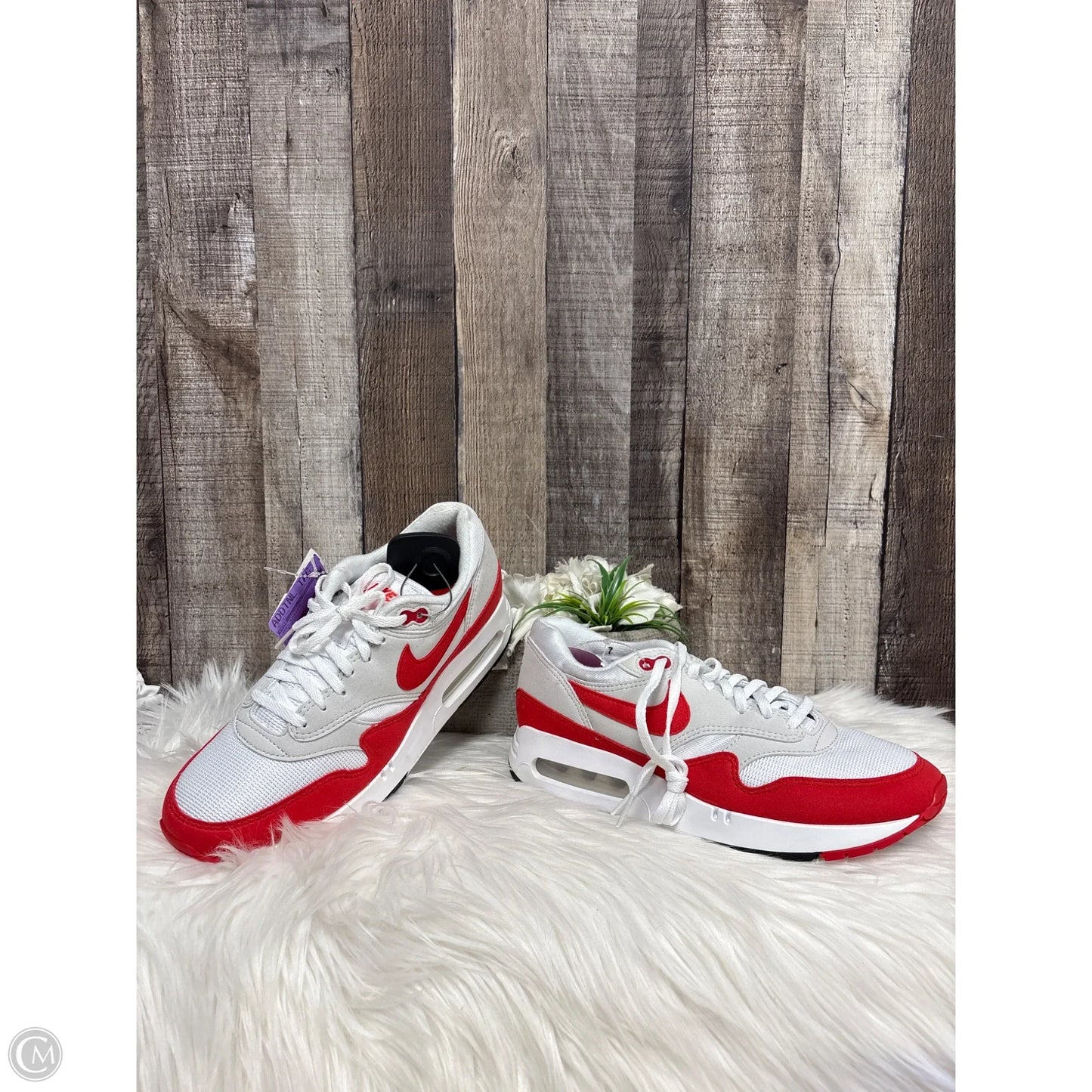 Shoes Athletic By Nike In Red & White, Size: 7