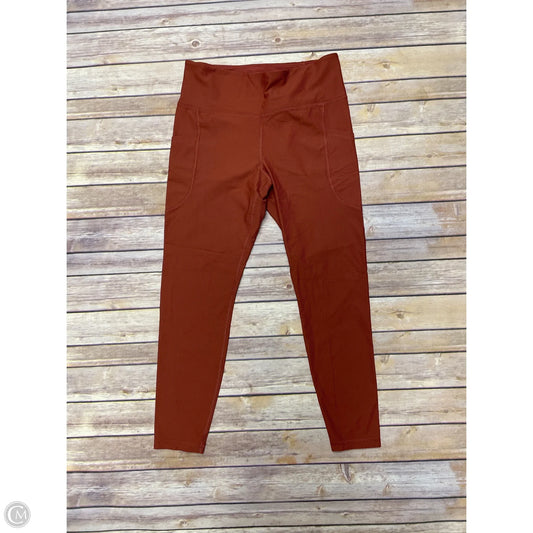 Athletic Leggings By Old Navy In Brown, Size: L