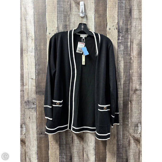 Sweater Cardigan By Essentials In Black, Size: M