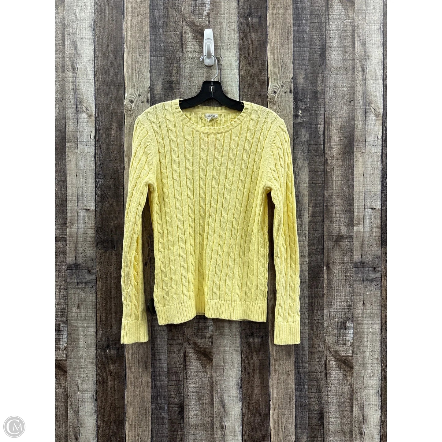 Sweater By L.l. Bean In Yellow, Size: M
