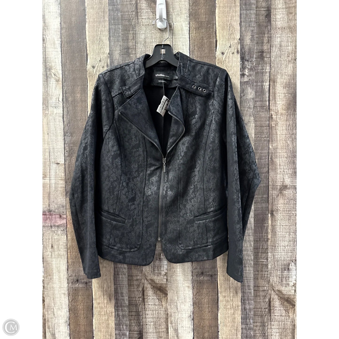 Jacket Moto By Torrid In Black, Size: 1x