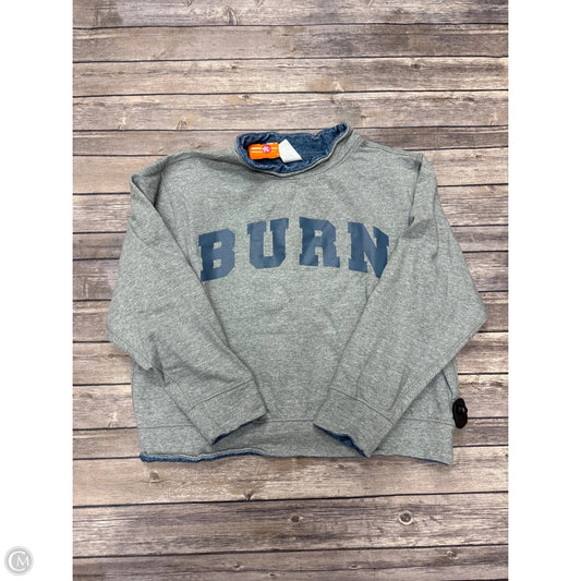 Sweatshirt Crewneck By Cme In Grey, Size: M