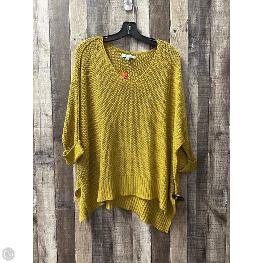 Sweater By She + Sky In Gold, Size: Osfm