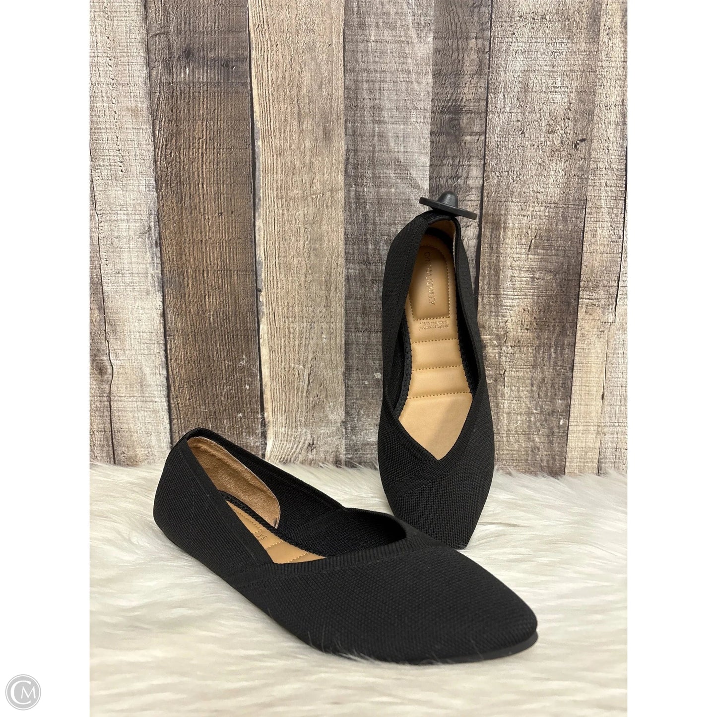 Shoes Flats By Cynthia Rowley In Black, Size: 9