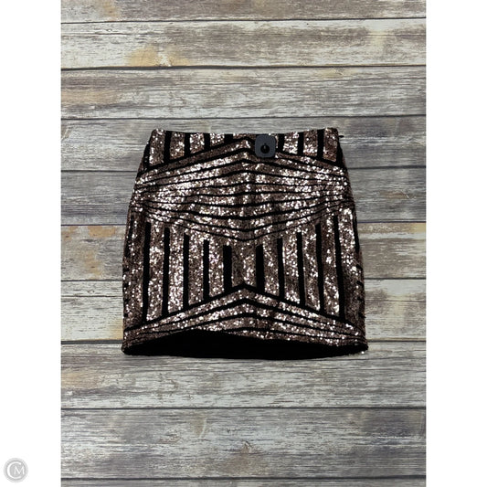 Skirt Mini & Short By Shein In Gold, Size: M