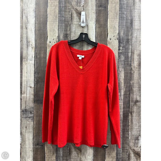 Sweater By Croft And Barrow In Red, Size: Xl