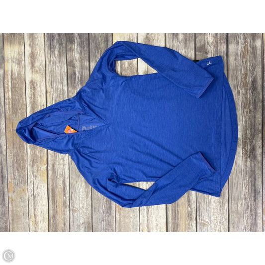 Athletic Sweatshirt Hoodie By Danskin In Blue, Size: M