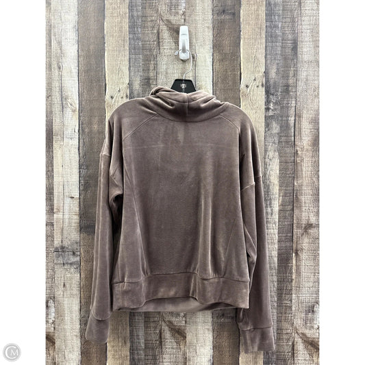 Sweatshirt Hoodie By Evereve In Brown, Size: M