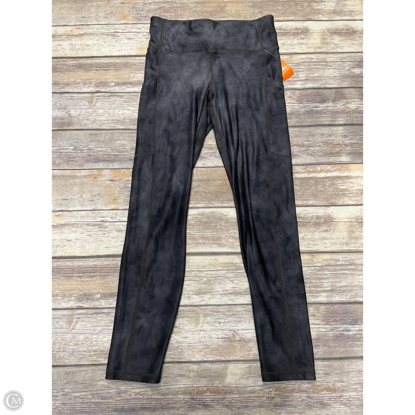 Athletic Leggings By Fabletics In Grey, Size: M