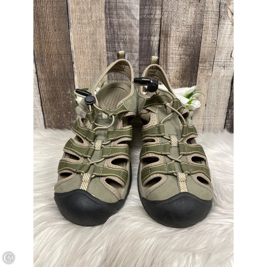 Shoes Flats By Cme In Green, Size: 7.5