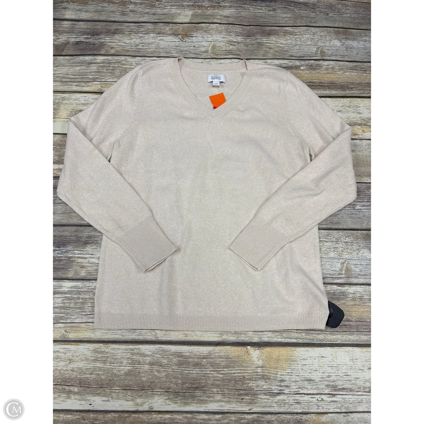 Sweater By Croft And Barrow In Cream, Size: S