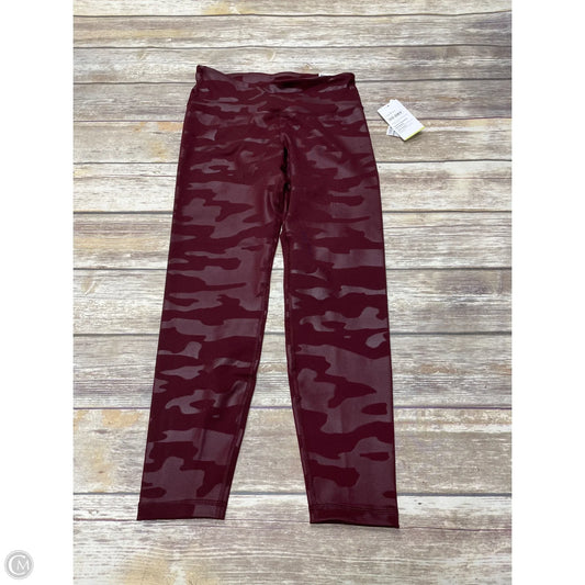 Athletic Leggings By Old Navy In Red, Size: M