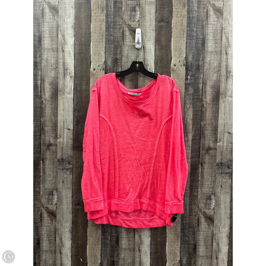 Top Long Sleeve By Maurices In Pink, Size: L