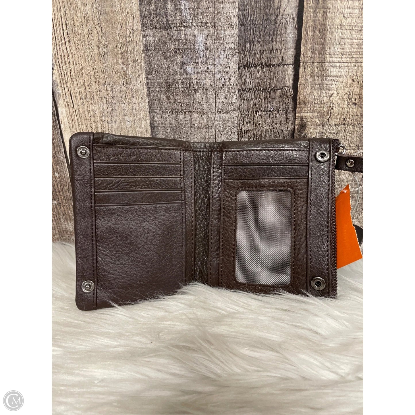 Wallet Leather By Cmb, Size: Medium