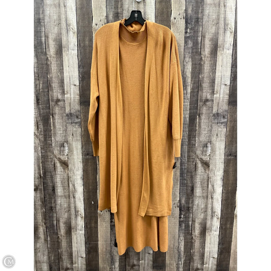 Dress Set 2pc By Ophelia Roe In Bronze, Size: L