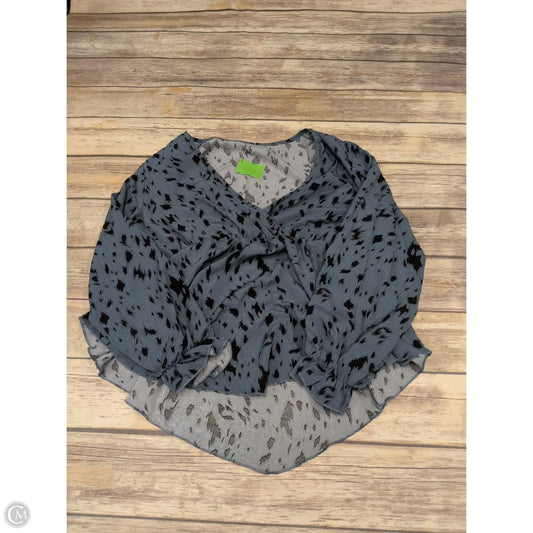 Top Long Sleeve By Cme In Multi-colored, Size: 1x