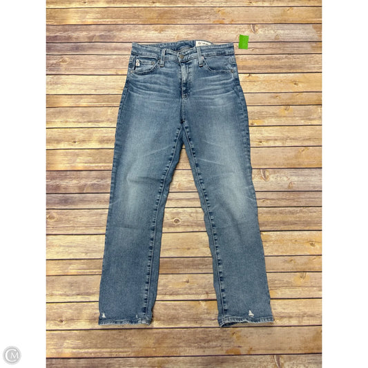 Jeans Skinny By Ag Jeans In Blue, Size: 8