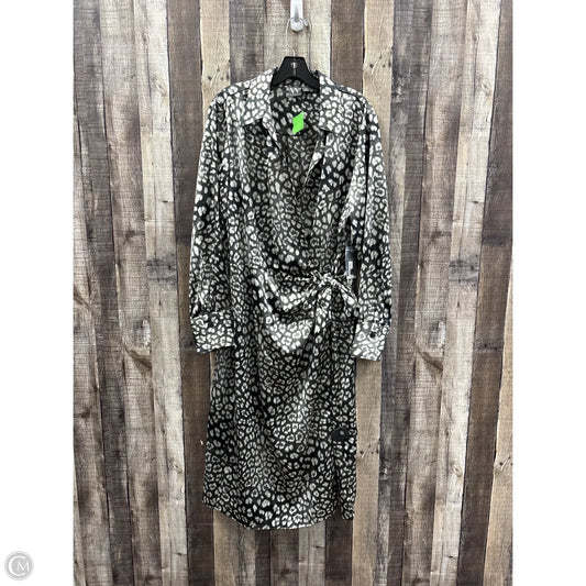 Dress Casual Maxi By Worthington In Animal Print, Size: Xxl