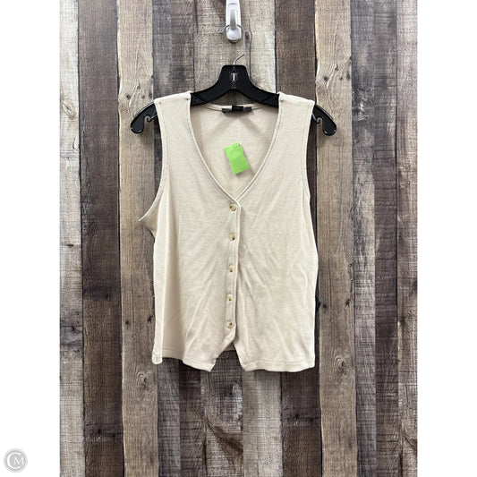 Vest Other By Tahari In Beige, Size: M