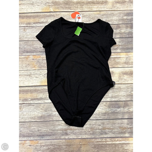 Top Short Sleeve By Cider In Black, Size: 1x