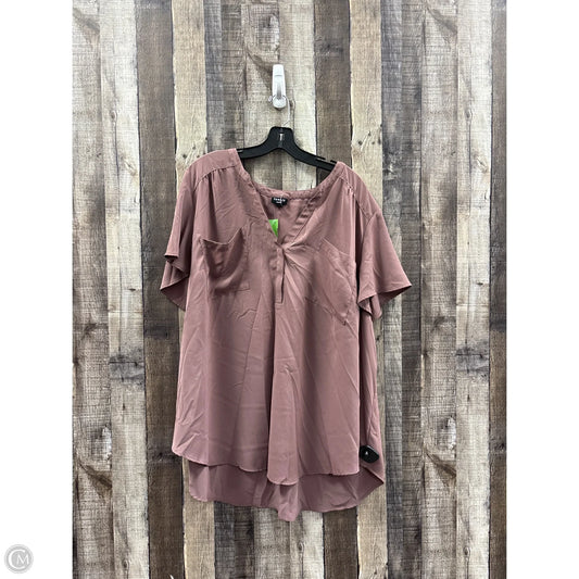 Top Short Sleeve By Torrid In Mauve, Size: 4x