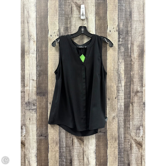 Top Sleeveless By Apt 9 In Black, Size: L