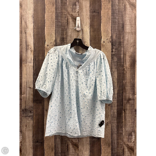 Top Short Sleeve By Prettygarden In Blue, Size: M