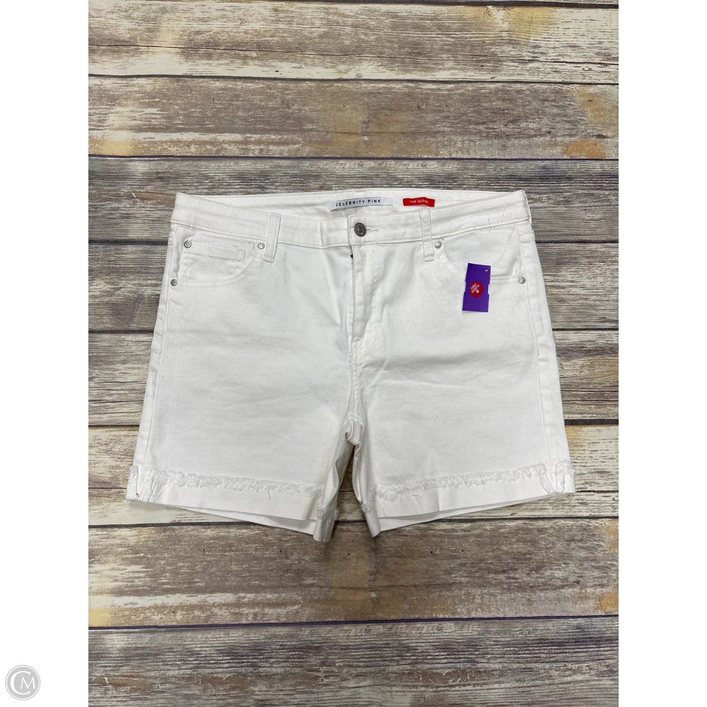 Shorts By Celebrity Pink In White, Size: 12