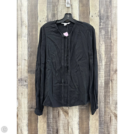 Top Long Sleeve Designer By Diane Von Furstenberg In Black, Size: Sp