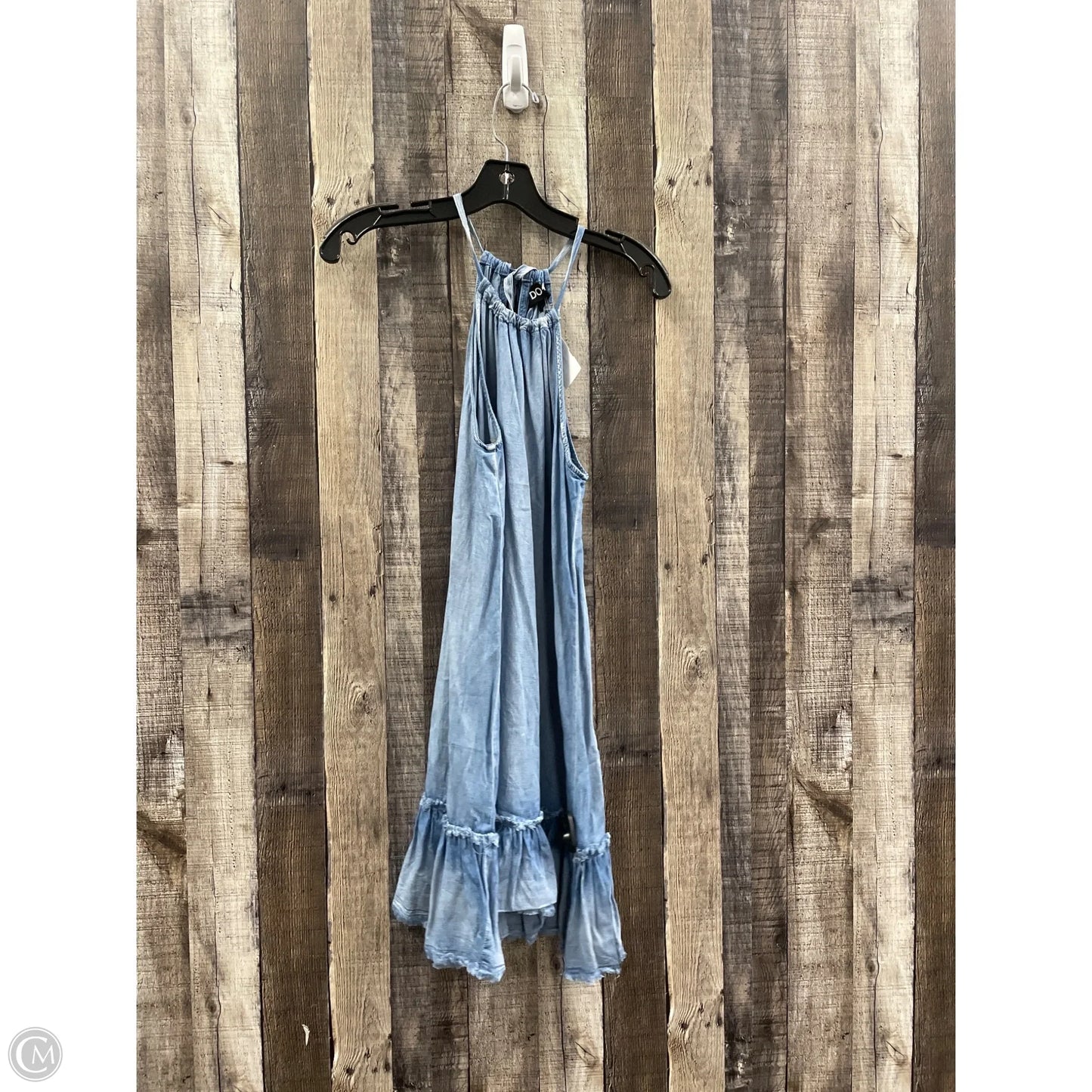 Dress Casual Short By Do + Be In Blue, Size: M