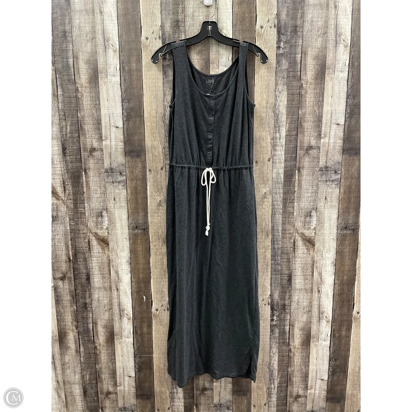 Dress Casual Maxi By Loft In Grey, Size: S