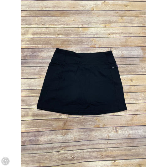 Athletic Skort By Skechers In Black, Size: L