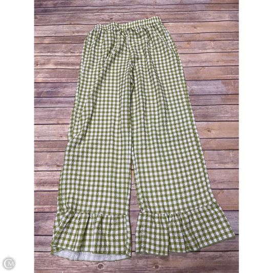 Pants Other By Shein In Green & White, Size: L