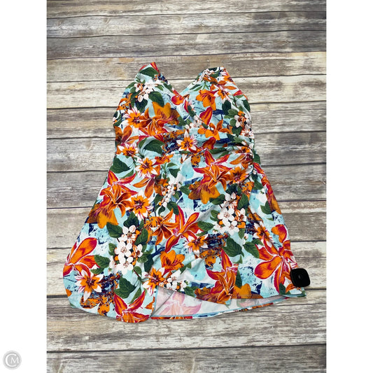 Swimsuit By D&co. In Floral Print, Size: 16