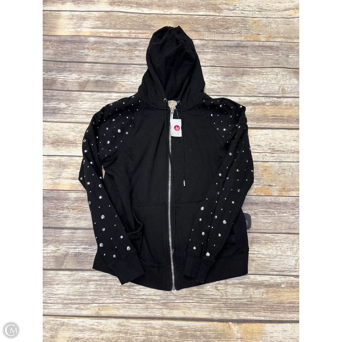Jacket Designer By Michael Kors In Black, Size: M