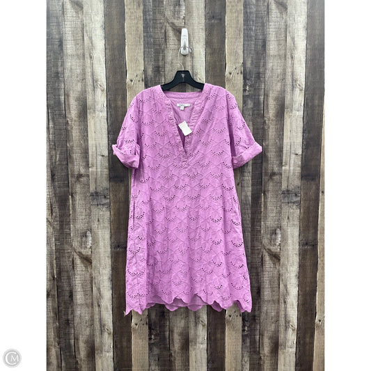 Dress Casual Midi By Chicos In Purple, Size: M