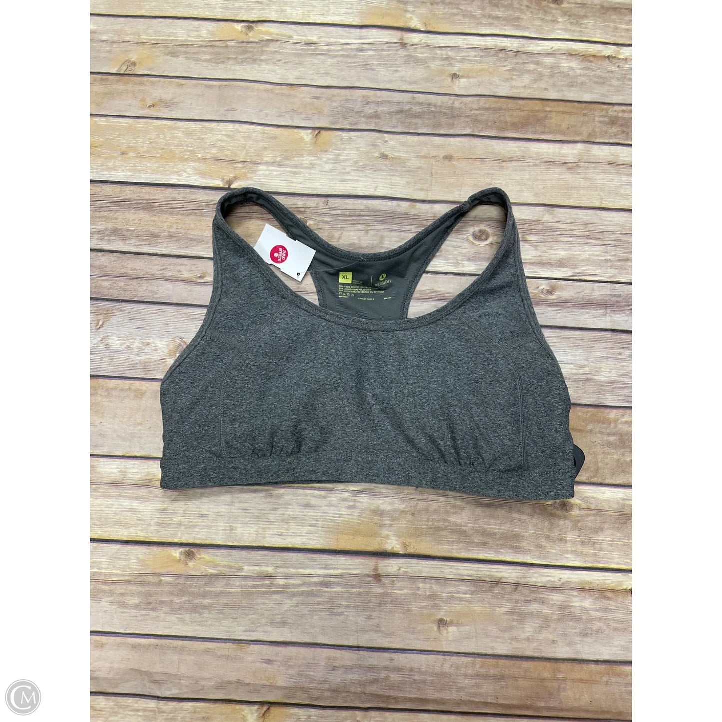 Athletic Bra By Xersion In Grey, Size: Xl